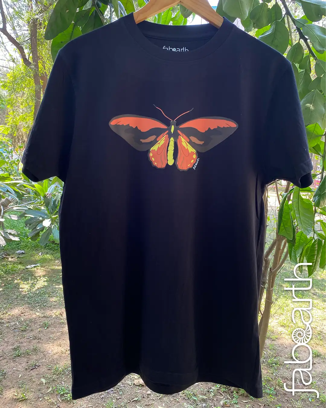 Wallace's Golden Birdwing Tee front by Fabearth
